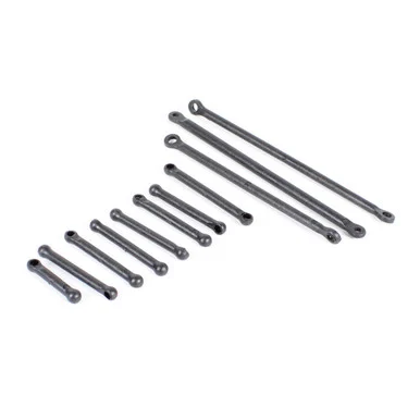 1RC Racing 1RC3014 Radius Rods, Black, 1/18 Mid, Spr