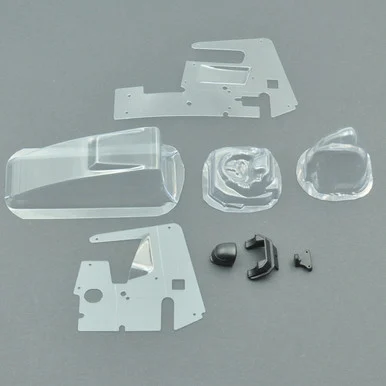 1RC Racing 1RC6065 Body & Driver, Clear, 1/18 Sprint 4.0