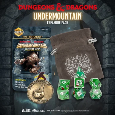 Sirius Dice 2005-04 Dungeons & Dragons Undermountain Treasure Packs: Waterdeep Collection