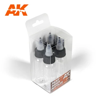 AK International 9046 Paint Doser Bottles, 30ml 4 Pack - AK Interactive