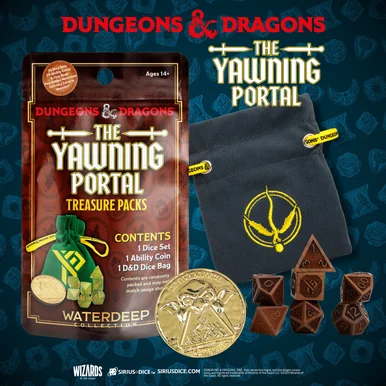 Sirius Dice SDZ2005-02 Dungeons & Dragons The Yawning Portal Treasure Pack: Waterdeep Collection