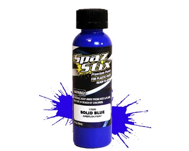 Spaz Stix 12600 Solid Blue Airbrush Paint 2oz