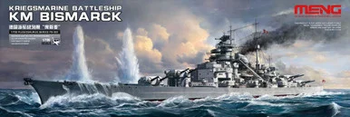 Meng Model PS-003 Kriegsmarine Bismark 1/700