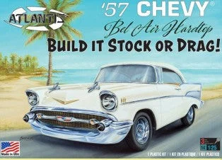 Atlantis Models H1371 1957 Chevy Bel Air 1/25 Scale Model Kit