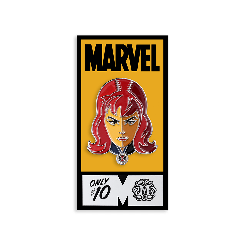 Black Widow Enamel Pin - Tom Whalen