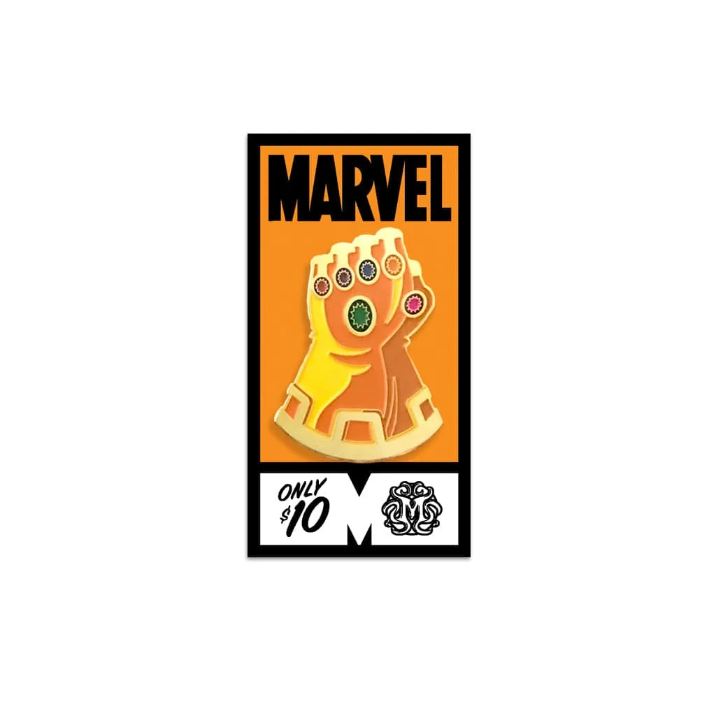 Infinity Gauntlet Enamel Pin - Tom Whalen
