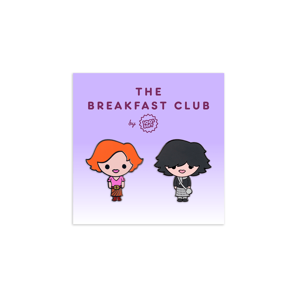 The Breakfast Club – Allison + Claire Pin Set - 100% Soft