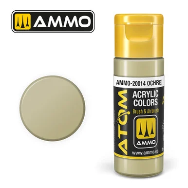 AMM20014 - ATOM Acrylic Paint: Ochre 20ml