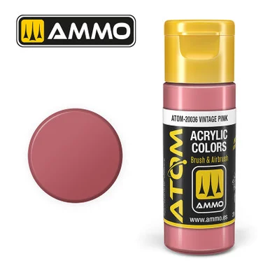 AMM20036 - ATOM Acrylic Paint: Vintage Pink 20ml