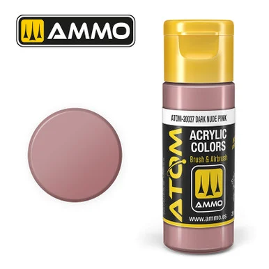 AMM20037 - ATOM Acrylic Paint: Dark Nude Pink 20ml