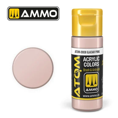 AMM20038 - ATOM Acrylic Paint: Glacier Pink 20ml
