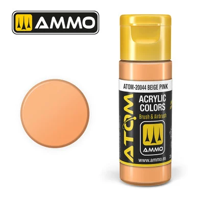 AMM20044 - ATOM Acrylic Paint: Beige Pink 20ml