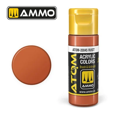 AMM20045 - ATOM Acrylic Paint: Rust 20ml