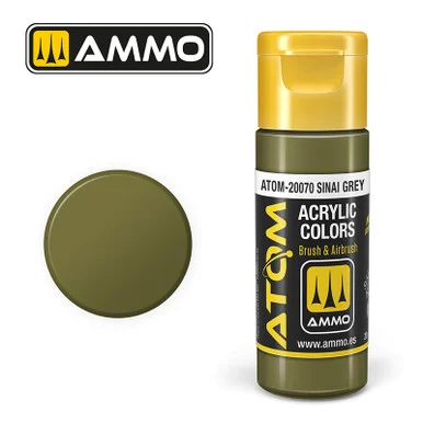 AMM20070 - ATOM Acrylic Paint: Sinai Grey 20ml
