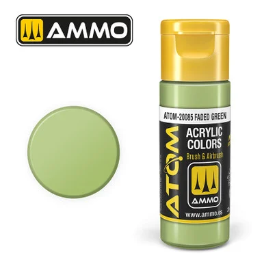AMM20085 - ATOM Acrylic Paint: Faded Green 20ml