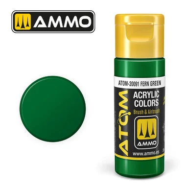 AMM20091 - ATOM Acrylic Paint: Fern Green 20ml