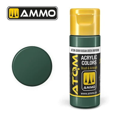 AMM20099 - ATOM Acrylic Paint: Russian Green Uniform 20ml