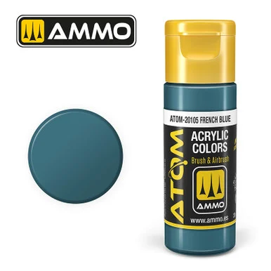 AMM20105 - ATOM Acrylic Paint: French Blue FS35109 20ml