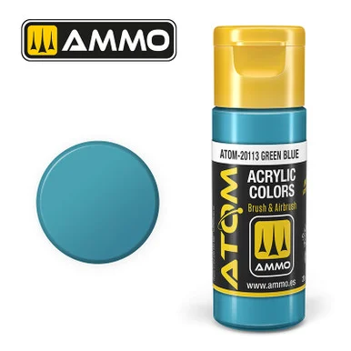 AMM20113 - ATOM Acrylic Paint: Green Blue 20ml