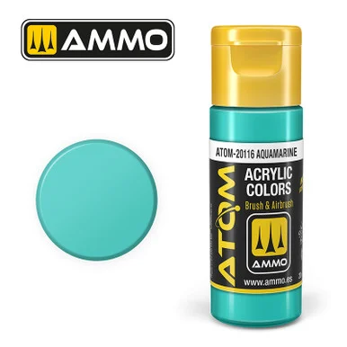 AMM20116 - ATOM Acrylic Paint: Aquamarine 20ml