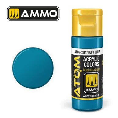 AMM20117 - ATOM Acrylic Paint: Duck Blue 20ml