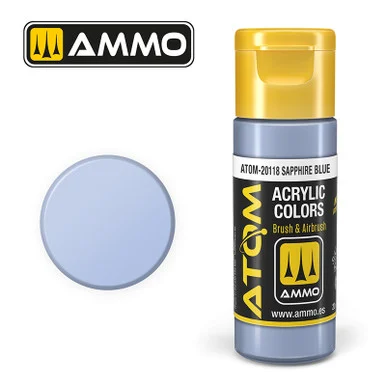 AMM20118 - ATOM Acrylic Paint: Sapphire Blue 20ml
