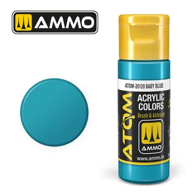 AMM20120 - ATOM Acrylic Paint: Baby Blue 20ml