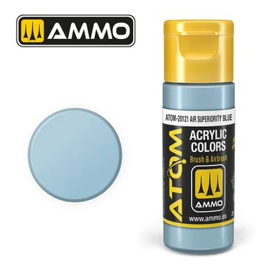 AMM20121 - ATOM Acrylic Paint: Air Superiority Blue FS35450 20ml