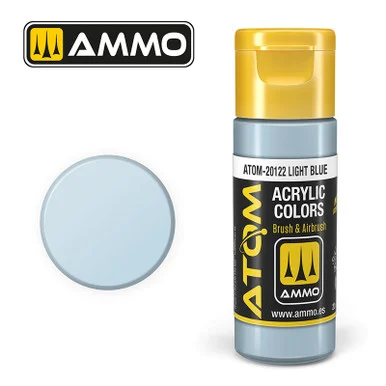 AMM20122 - ATOM Acrylic Paint: Light Blue FS35550 20ml