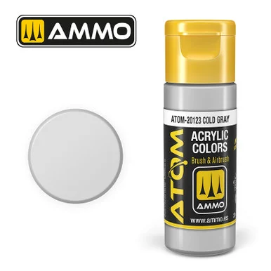 AMM20123 - ATOM Acrylic Paint: Cold Gray FS36628 20ml