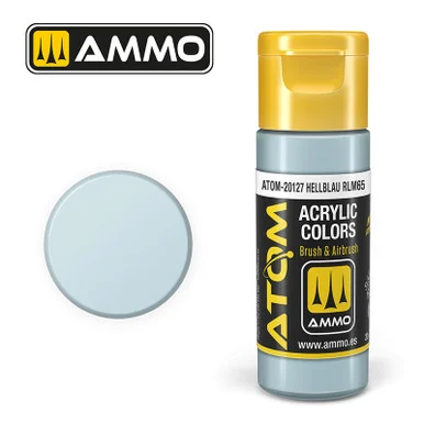 AMM20127 - ATOM Acrylic Paint: Hellblau RLM65 FS35352 - RLM65 20ml