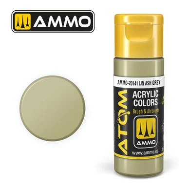 AMM20141 - ATOM Acrylic Paint: IJN Ash Grey RLM84 20ml