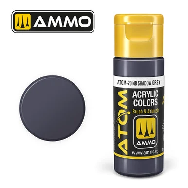 AMM20148 - ATOM Acrylic Paint: Shadow Grey FS36118 20ml