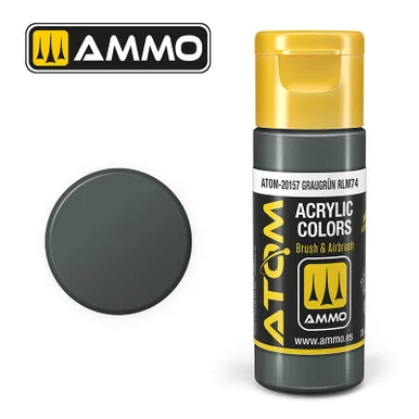 AMM20157 - ATOM Acrylic Paint: Graugrün RLM74 20ml