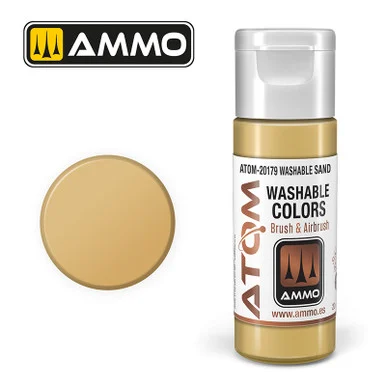 AMM20179 - ATOM Acrylic Paint: Washable Sand RAL8020 20ml