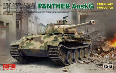 Rye FIeld Models 5018 Panther Ausf.G Early Production 1/35 - RyeField Models