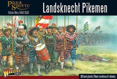 Pike & Shotte: Landsknechts Pikemen - Warlord Games - WLG