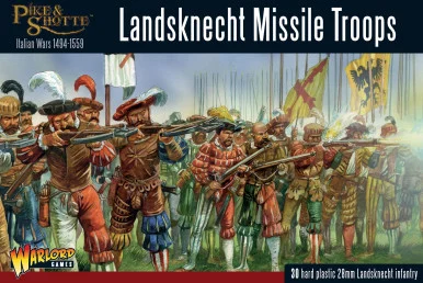 Pike & Shotte: Landsknecht missile troops - Warlord Games - WLG