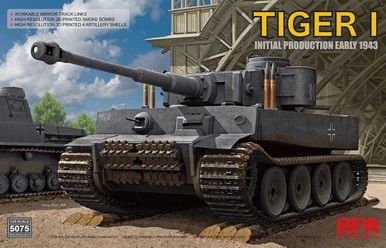 Rye FIeld Models 5075 Tiger I Initial Prod. 1943 w/snorkl 1/35 - RyeField Models