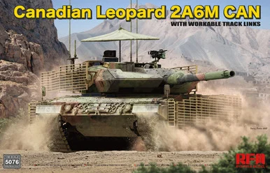 Rye FIeld Models 5076 Canadian Leopard 2A6M Can w/working link, 1/35 - RyeField Models
