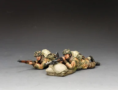 KACMG088 - Lying Prone Bren Gun Team