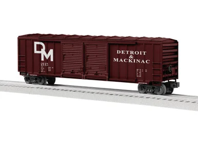 Lionel 2143101 Standard O Detroit & Mackinac Double Door Boxcar #2115