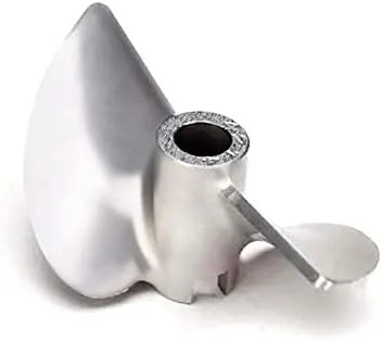 Hobbywurks HBYR4500 1.6x1.6x5mm Stainless Steel Propeller Fits Velocity 700BL / 800BL / 900BL & ProBoat Recoil