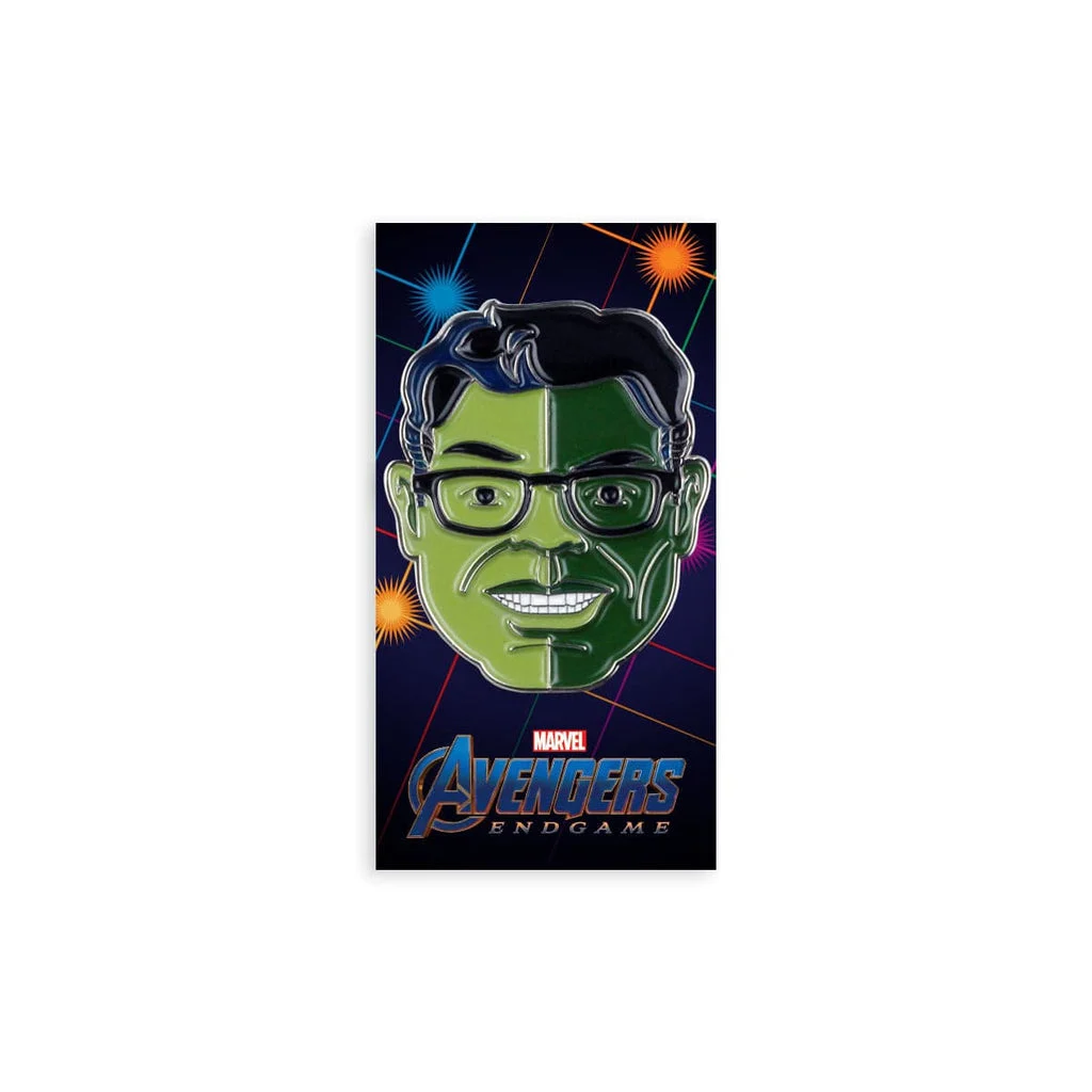 Smart Hulk Enamel Pin - Tom Whalen