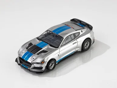 AFX Racing 2022 Mustang GT500KR Silver/Blue Slot Car
