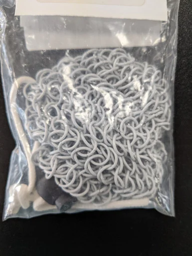 Critical Hit Collectibles White Chainmail Dice Bag - Critical Hits