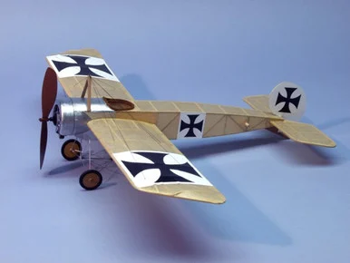 Dumas 222 Fokker Eindecker E III Balsa Airplane Kit - Dumas Products