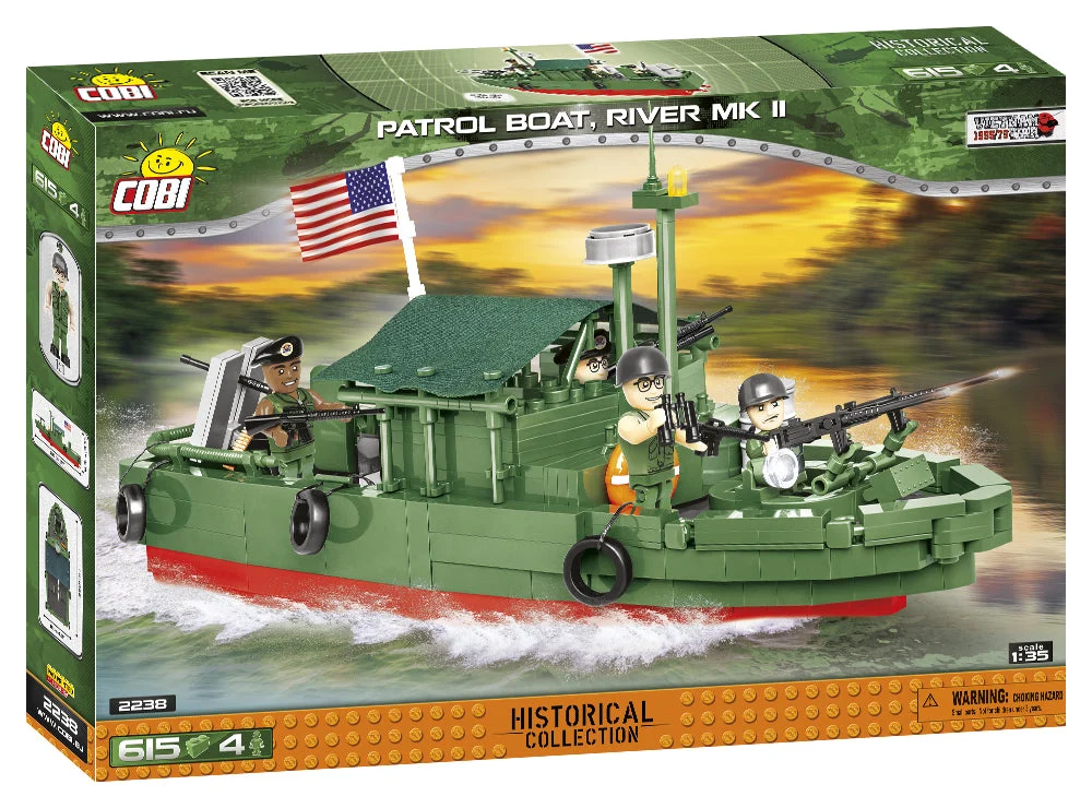 Patrol Boat River Mark II, 615 Piece Block Kit - Cobi