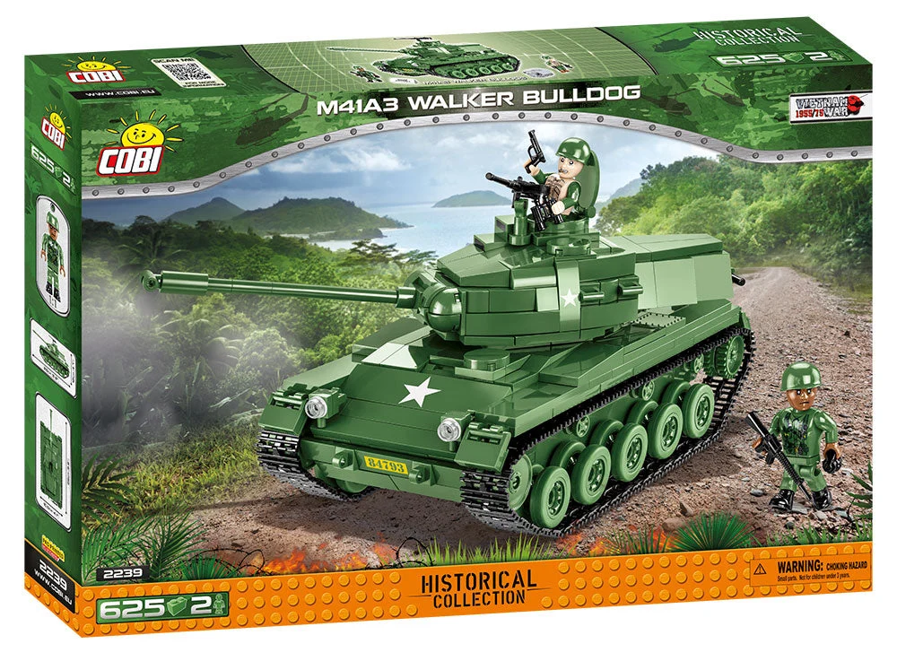 M41A3 Walker Bulldog Tank 625 Piece Block Kit - Cobi