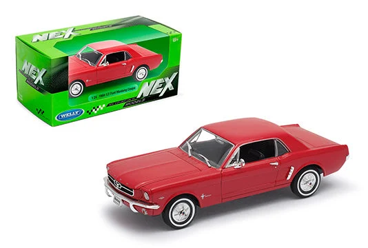 Ford Mustang 1/2 1964 (Red), 1:24 Scale Diecast Car - Welly